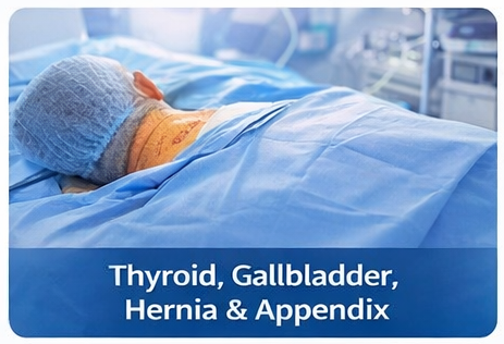 Thyroid Gall Bladder and Appendix